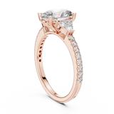 Ladies Ring DDLR-184@7 - Rose Gold - Image