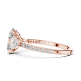 Ladies Ring DDLR-184@7 - Rose Gold - Image