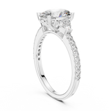 Ladies Ring DDLR-184@7 - White Gold - Image