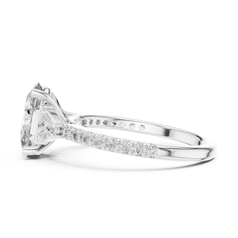 Ladies Ring DDLR-184@7 - White Gold - Image
