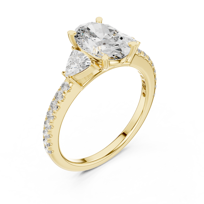 Ladies Ring DDLR-184@7 - Yellow Gold - Image