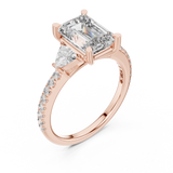 Ladies Ring DDLR-185@7 - Rose Gold - Image