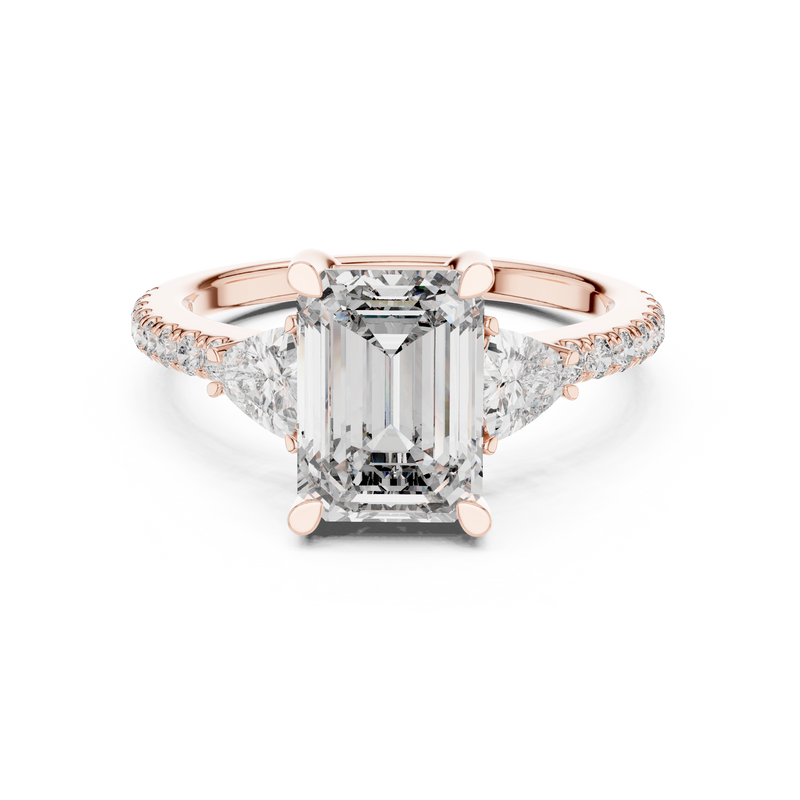 Ladies Ring DDLR-185@7 - Rose Gold - Image