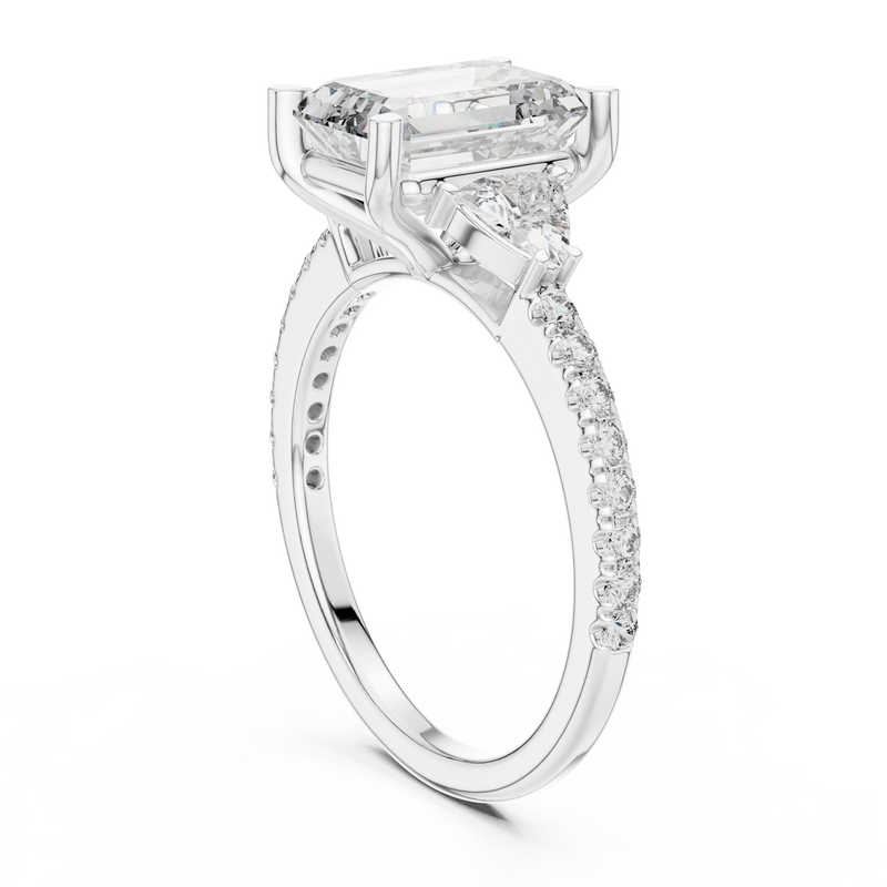Ladies Ring DDLR-185@7 - White Gold - Image