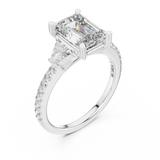 Ladies Ring DDLR-185@7 - White Gold - Image