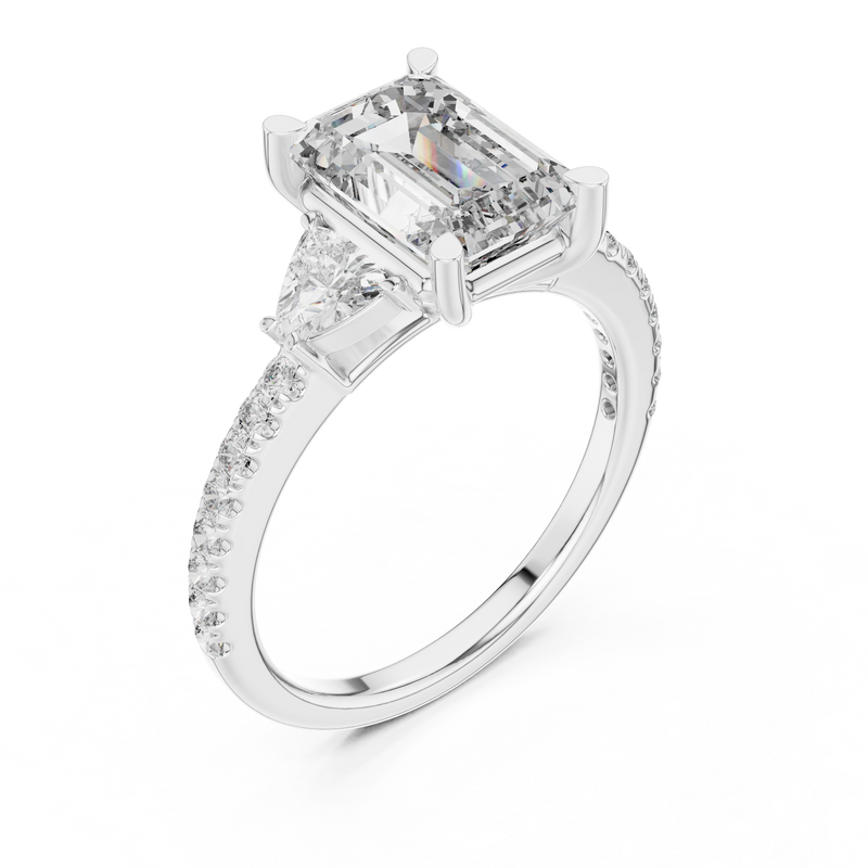 Ladies Ring DDLR-185@7 - White Gold - Image