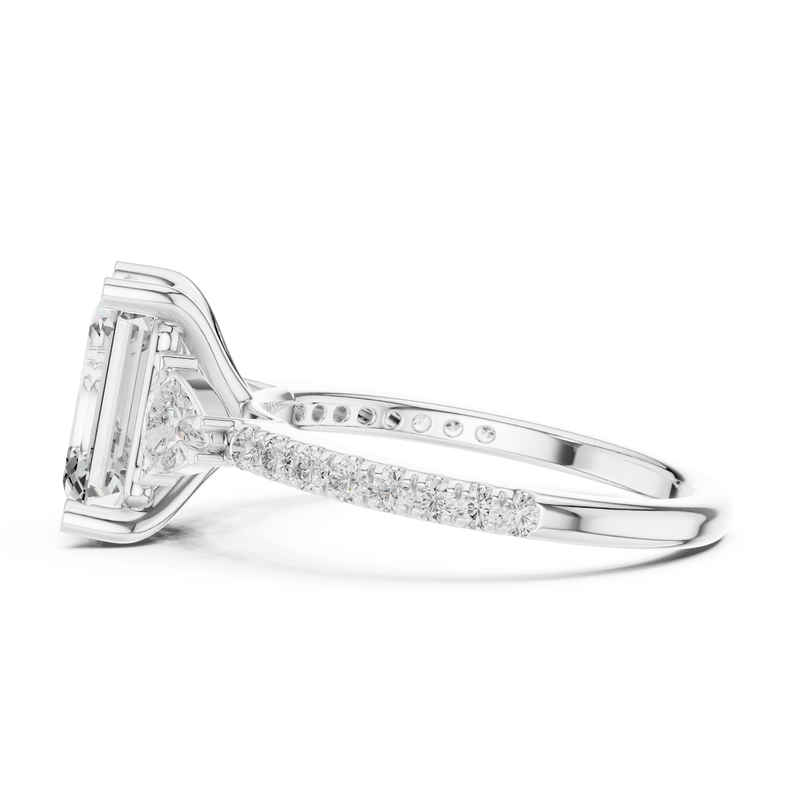 Ladies Ring DDLR-185@7 - White Gold - Image