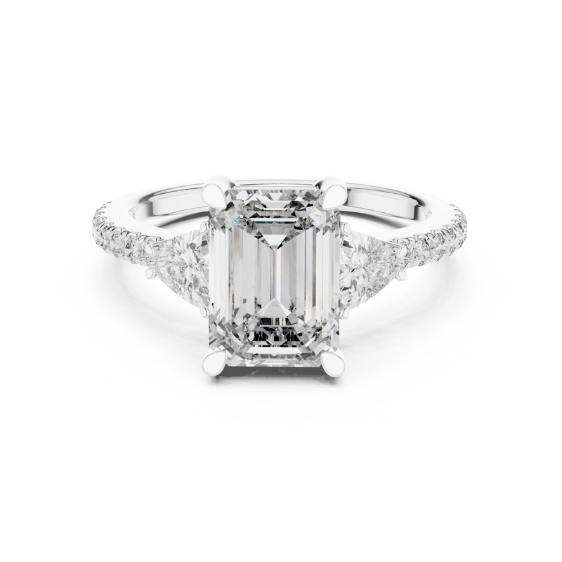 Ladies Ring DDLR-185@7 - White Gold - Image