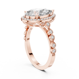 Ladies Ring DDLR-186@7 - Rose Gold - Image