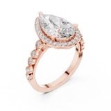 Ladies Ring DDLR-186@7 - Rose Gold - Image