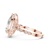 Ladies Ring DDLR-186@7 - Rose Gold - Image