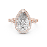 Ladies Ring DDLR-186@7 - Rose Gold - Image