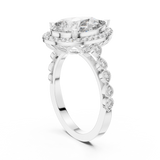 Ladies Ring DDLR-186@7 - White Gold - Image