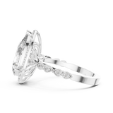 Ladies Ring DDLR-186@7 - White Gold - Image