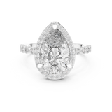Ladies Ring DDLR-186@7 - White Gold - Image