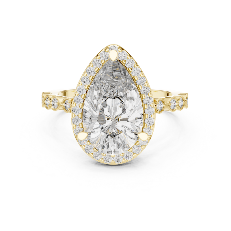 Ladies Ring DDLR-186@7 - Yellow Gold - Image