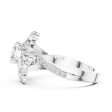 Ladies Ring DDLR-187@7 - White Gold - Image