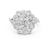Ladies Ring DDLR-187@7 - White Gold - Image