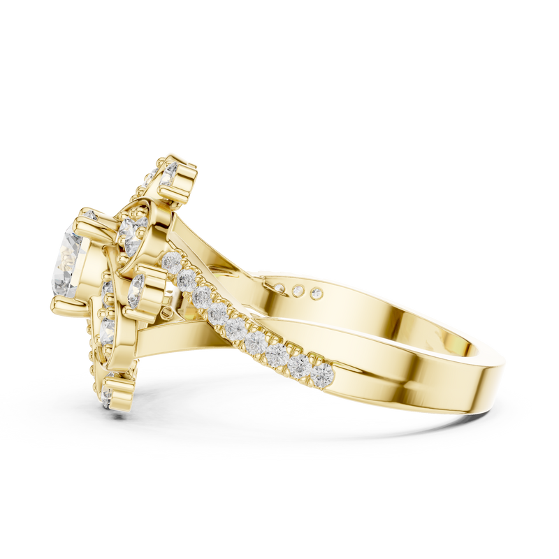 Ladies Ring DDLR-187@7 - Yellow Gold - Image
