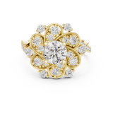 Ladies Ring DDLR-187@7 - Yellow Gold - Image