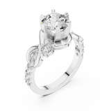 Ladies Ring DDLR-188@7 - White Gold - Image