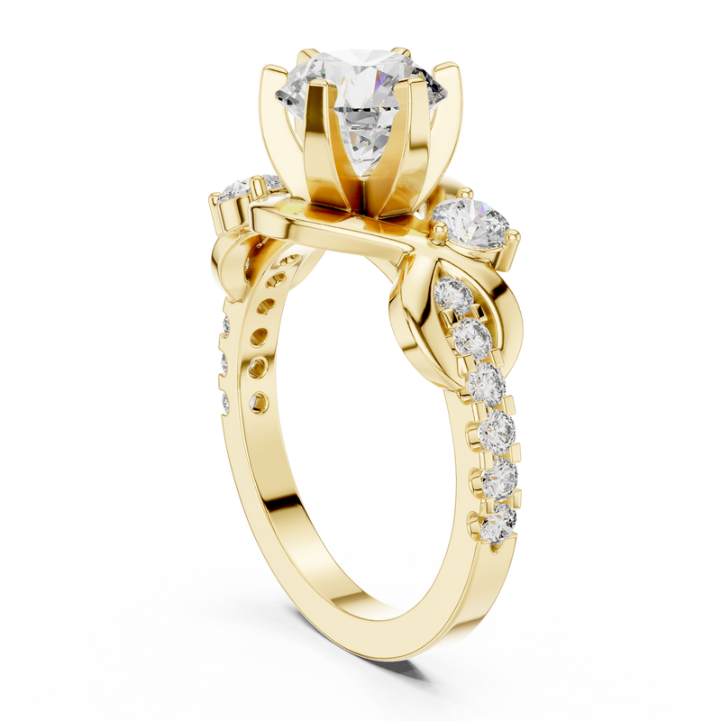 Ladies Ring DDLR-188@7 - Yellow Gold - Image