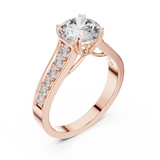 Ladies Ring DDLR-190@7 - Rose Gold - Image