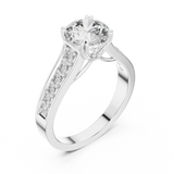 Ladies Ring DDLR-190@7 - White Gold - Image