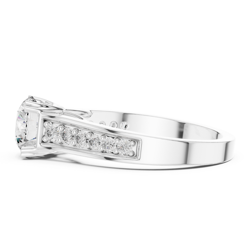 Ladies Ring DDLR-190@7 - White Gold - Image