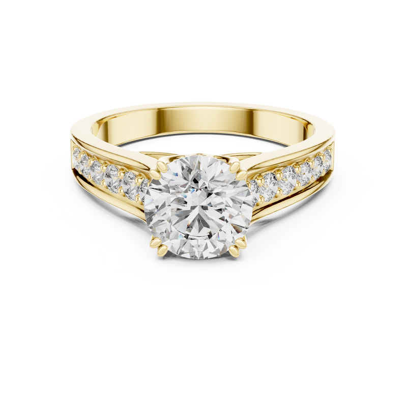 Ladies Ring DDLR-190@7 - Yellow Gold - Image