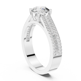 Ladies Ring DDLR-191@7 - White Gold - Image