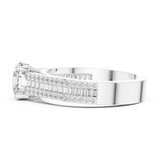 Ladies Ring DDLR-191@7 - White Gold - Image