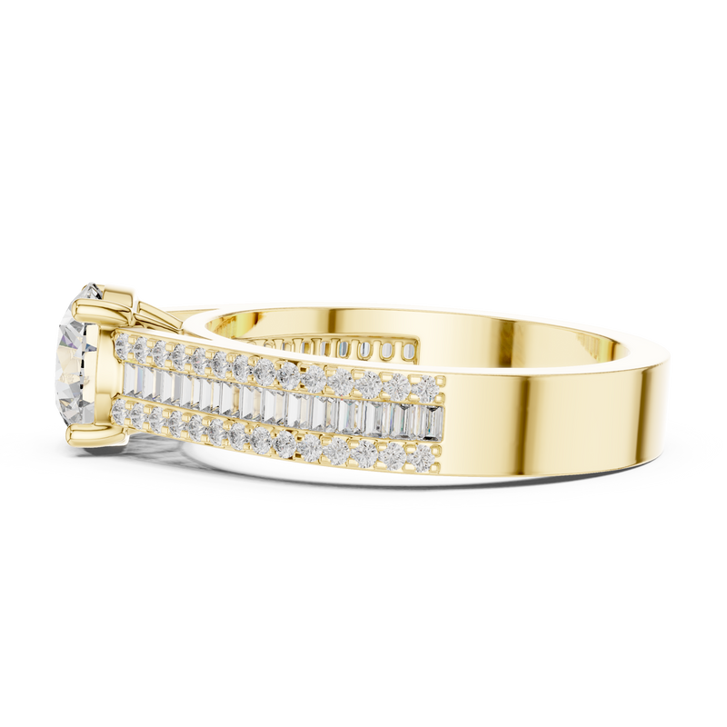 Ladies Ring DDLR-191@7 - Yellow Gold - Image