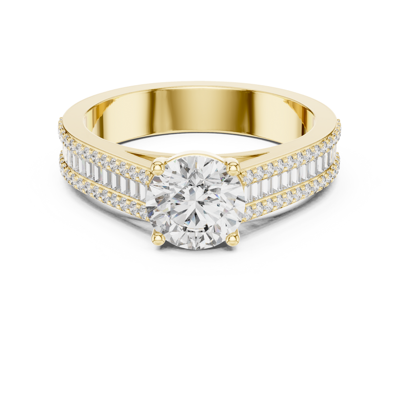 Ladies Ring DDLR-191@7 - Yellow Gold - Image
