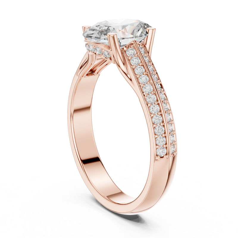 Ladies Ring DDLR-192@7 - Rose Gold - Image