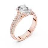 Ladies Ring DDLR-192@7 - Rose Gold - Image