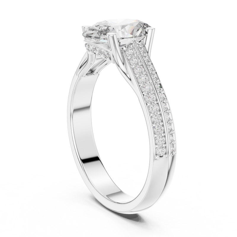 Ladies Ring DDLR-192@7 - White Gold - Image