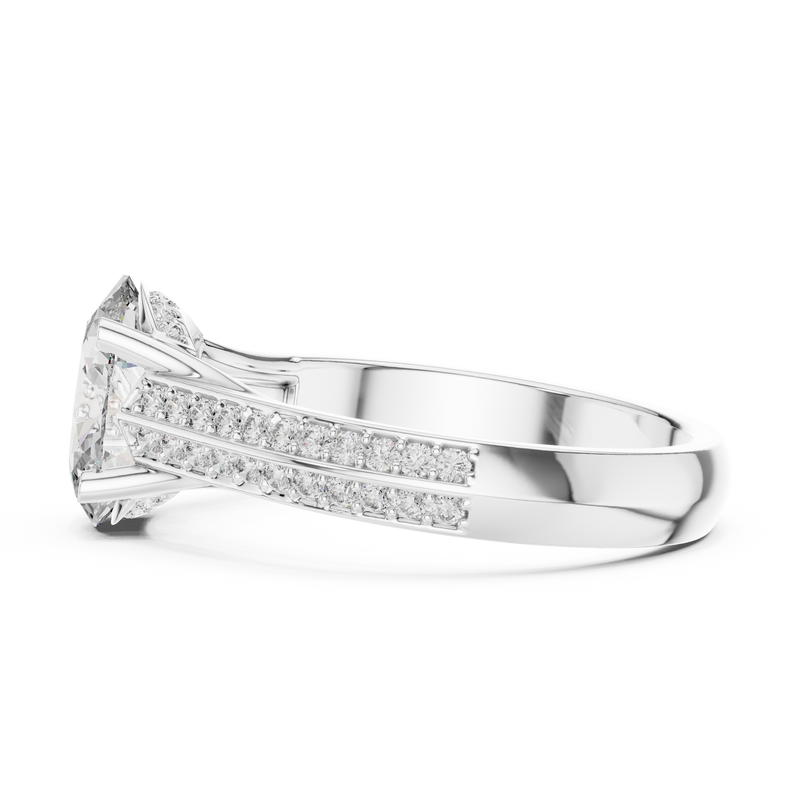 Ladies Ring DDLR-192@7 - White Gold - Image