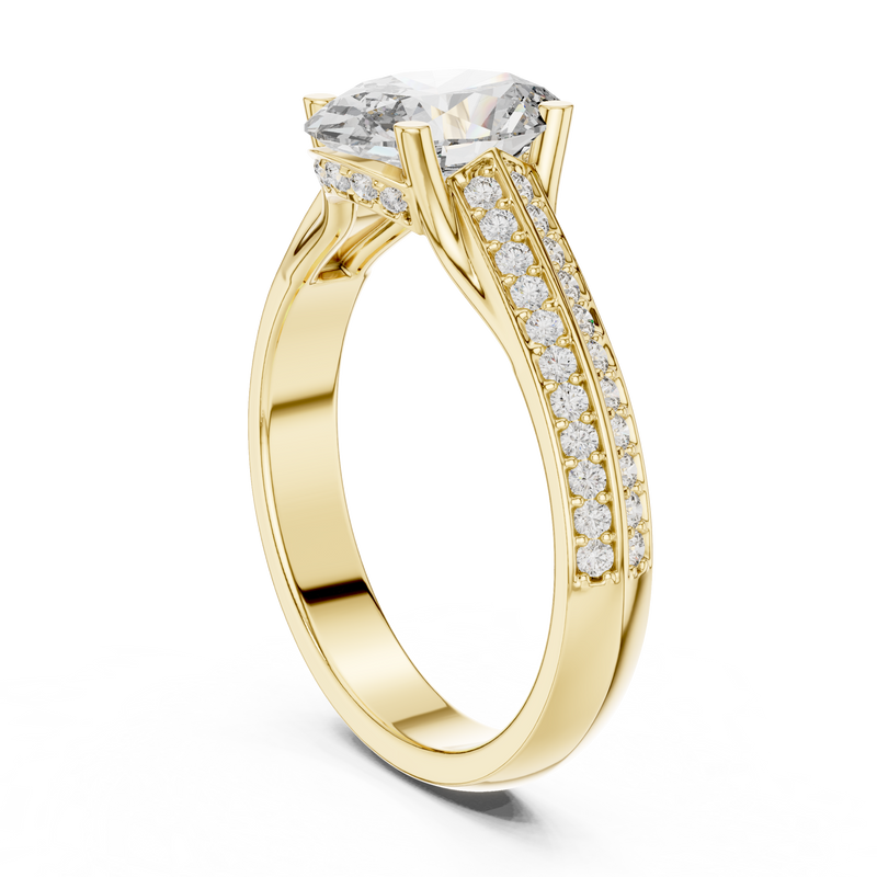 Ladies Ring DDLR-192@7 - Yellow Gold - Image