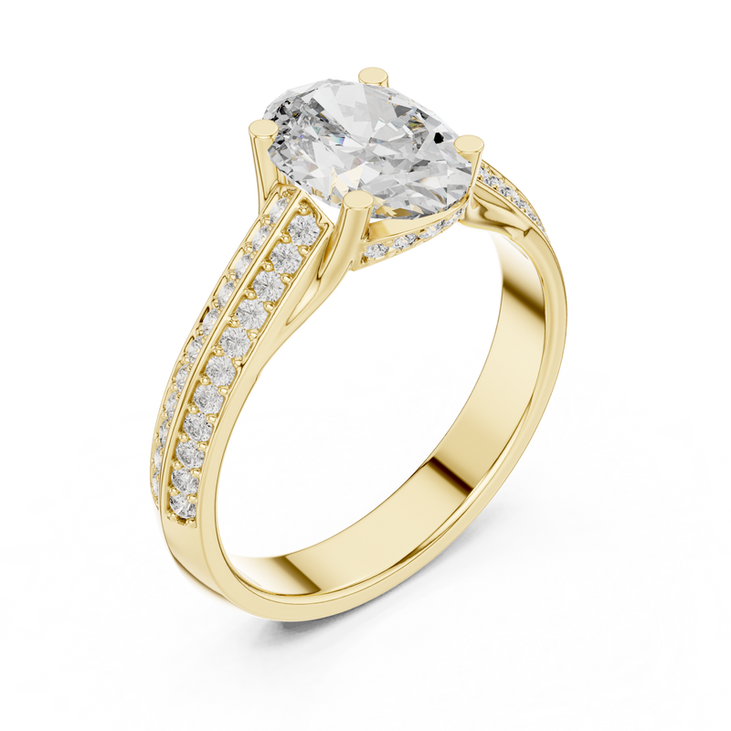 Ladies Ring DDLR-192@7 - Yellow Gold - Image