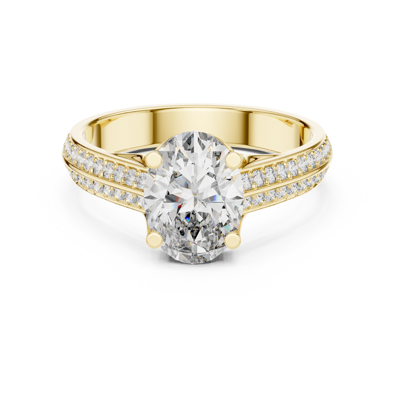Ladies Ring DDLR-192@7 - Yellow Gold - Image
