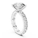 Ladies Ring DDLR-193@7 - White Gold - Image