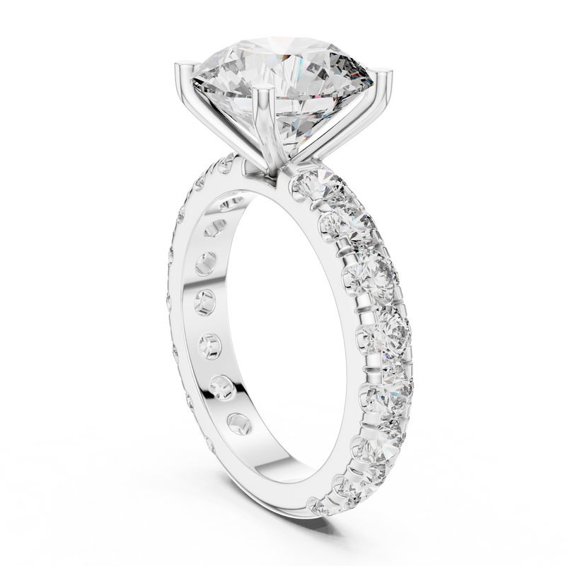 Ladies Ring DDLR-193@7 - White Gold - Image