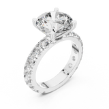 Ladies Ring DDLR-193@7 - White Gold - Image