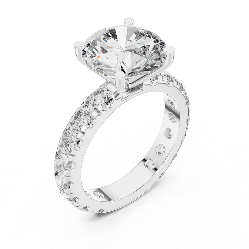 Ladies Ring DDLR-193@7 - White Gold - Image