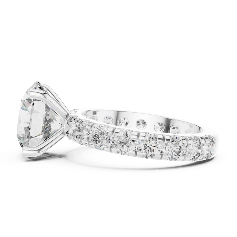 Ladies Ring DDLR-193@7 - White Gold - Image