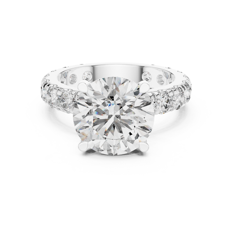 Ladies Ring DDLR-193@7 - White Gold - Image