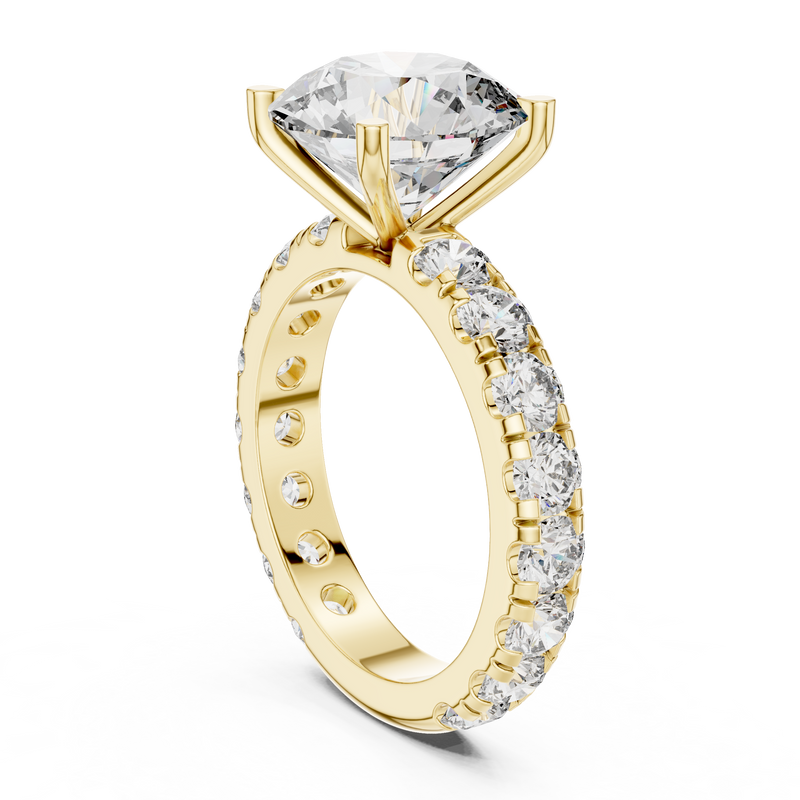 Ladies Ring DDLR-193@7 - Yellow Gold - Image