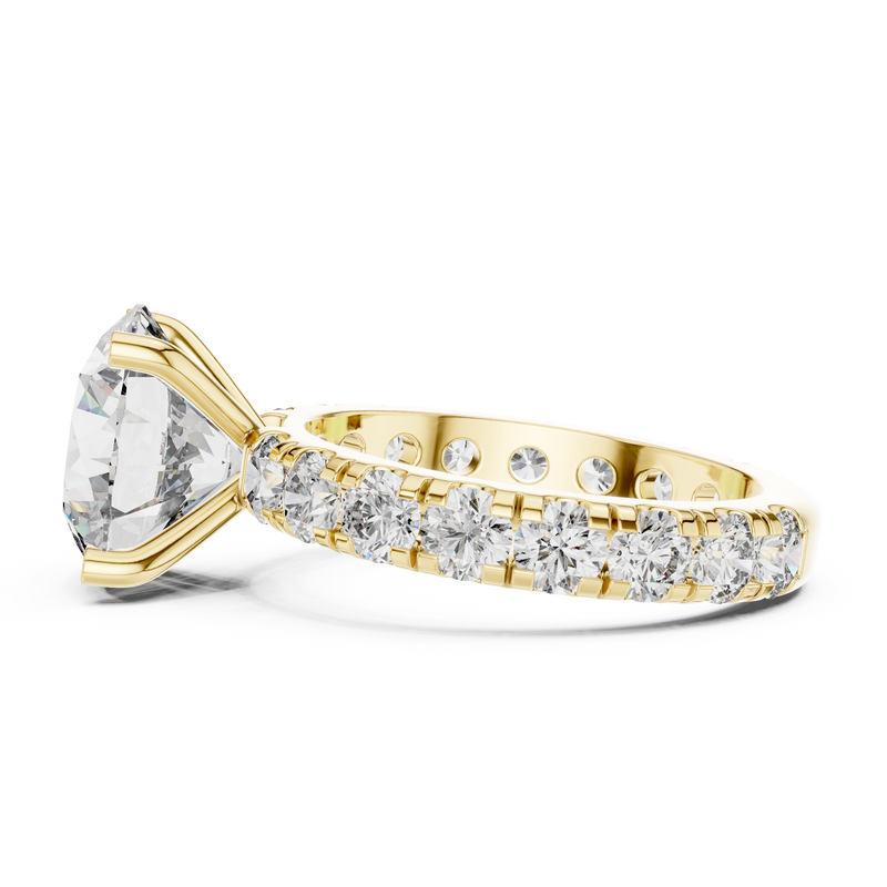 Ladies Ring DDLR-193@7 - Yellow Gold - Image
