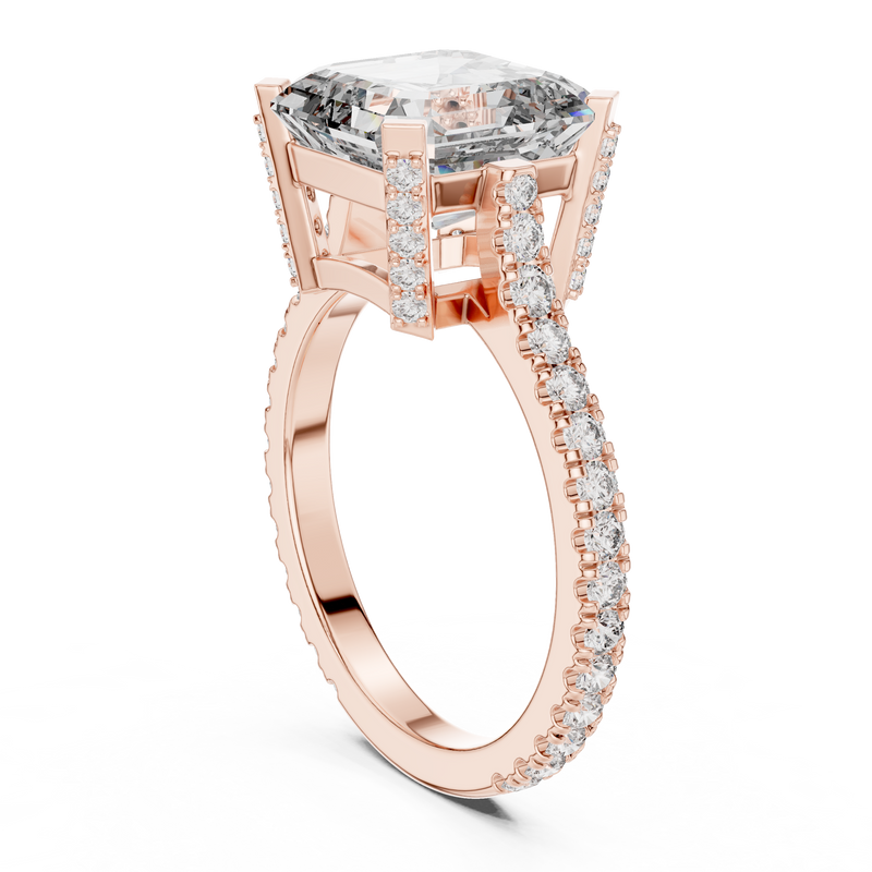 Ladies Ring DDLR-194@7 - Rose Gold - Image
